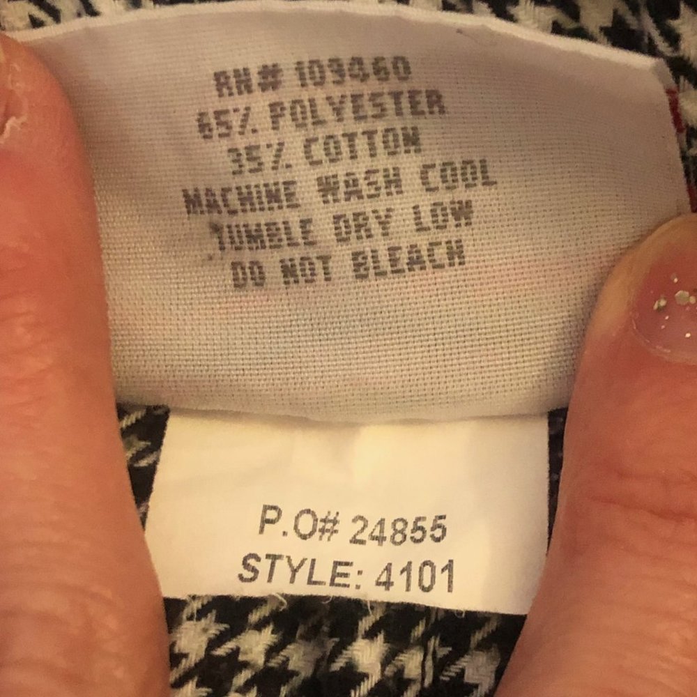 Uncommon Threads Checked Chef Pants, Size XS - Picture 3 of 7